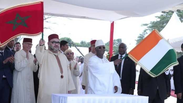 Le roi Mohammed VI et Alassane Ouattara