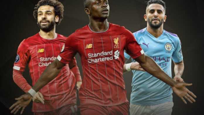 Mohamed Salah, Sadio Mané et Riyad Mahrez