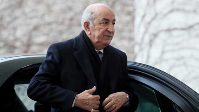 Le Président algérien, Abdelmadjid Tebboune