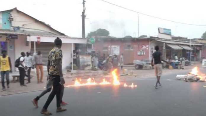 Manifestations à Bignona, en Casamance