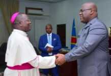 Félix Tshisekedi reçoit l'Eglise