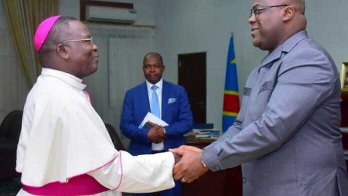 Félix Tshisekedi reçoit l'Eglise