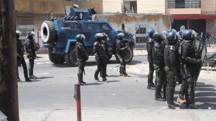 Les forces de l'ordre du Sénégal