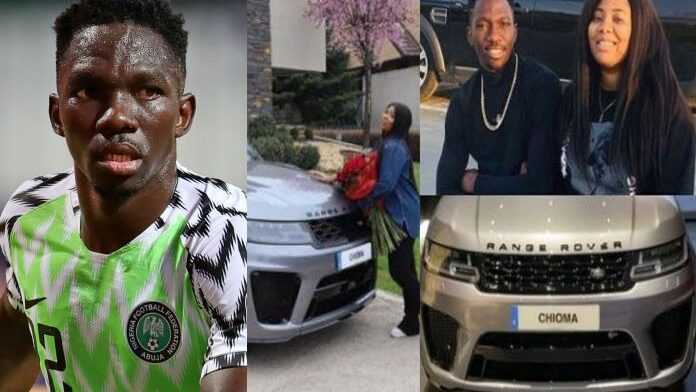 Kenneth Omeruo offre un Range Rover à Chioma