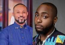 Le pasteur Prince Elisha et le chanteur Davido