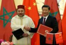 Le roi du Maroc et le Président chinois