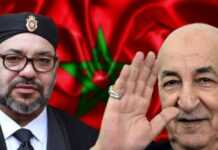 Le roi Mohammed VI et le Président Abdelmadjid Tebboune