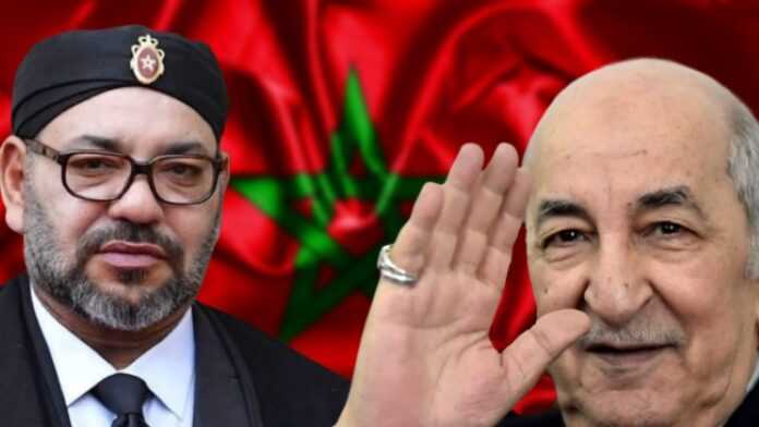 Le roi Mohammed VI et le Président Abdelmadjid Tebboune