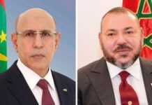 Le roi Mohammed VI et le Président El-Ghazouani
