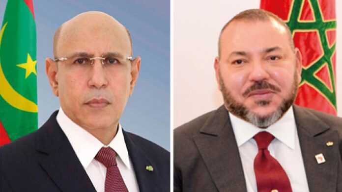 Le roi Mohammed VI et le Président El-Ghazouani