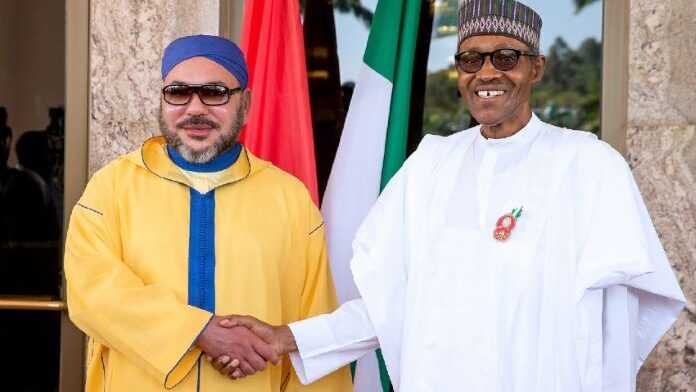 Le roi Mohammed VI et le Président Muhammadu Buhari