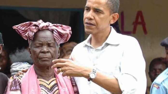 Obama et sa grand-mère