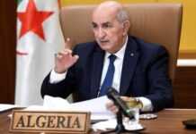 Le Président algérien, Abdelmadjid Tebboune