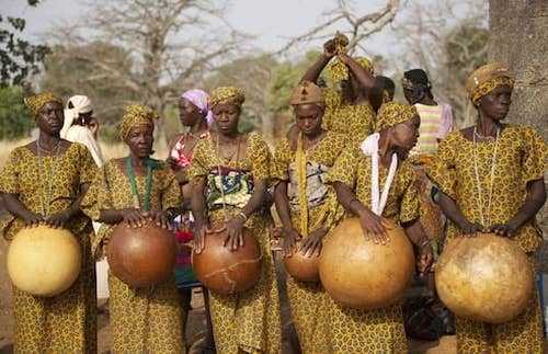 Troupe de musiciens traditionnels Bénin