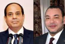 Le Président Abdel Fattah Al-Sissi et le roi Mohammed VI