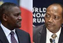 Les milliardaires africains 2021 : Dangote toujours en tête, Motsepe (9e) Aliko Dangote et Patrice Motsepe ok
