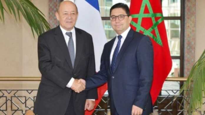 Jean-Yves Le Drian et Nasser Bourita