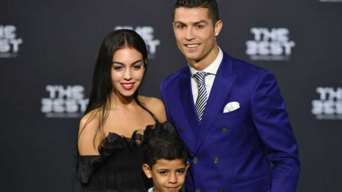 Cristiano Ronaldo, Georgina Rodriguez et Ronaldo Jr