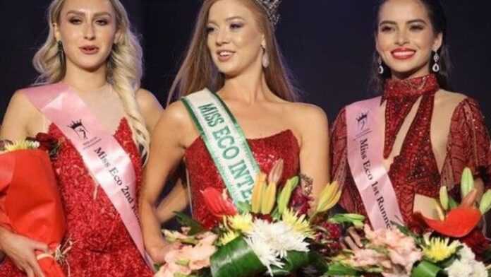 Gizzelle Uys Miss Eco International 2021
