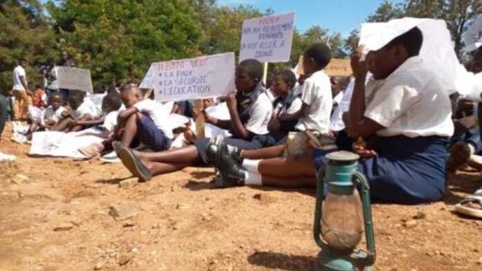 Sit-in des élèves en RDC