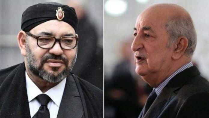 Le roi Mohammed VI et le Président Abdelmadjid Tebboune