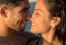 Achraf Hakimi et Hiba Abouk