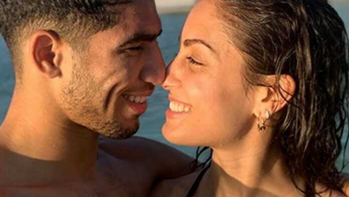 Achraf Hakimi et Hiba Abouk