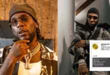 Burna Boy Disque d'or