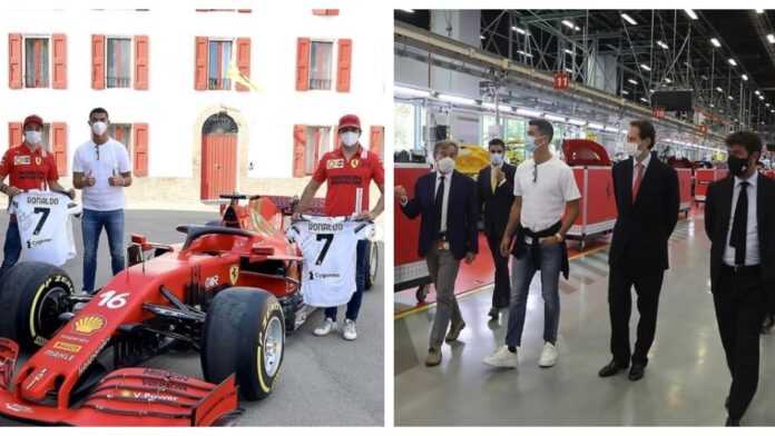 Cristiano Ronaldo chez Ferrari