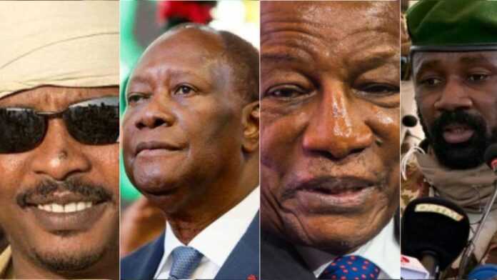 Déby, Ouattara, Condé et Goïta