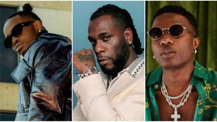 Diamond, Burna Boy et Wizkid