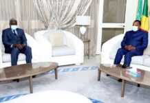Moussa Faki Mahatma et Denis Sassou N'Guesso