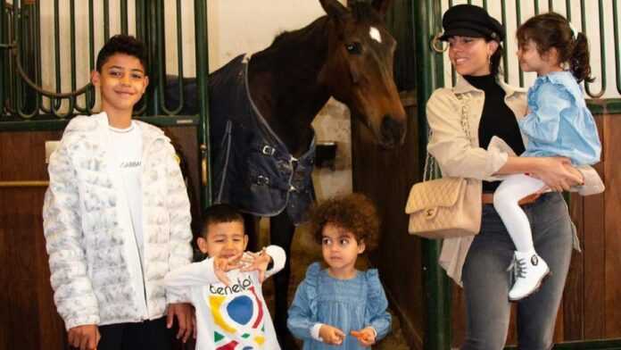 Georgina Rodriguez et sa petite famille