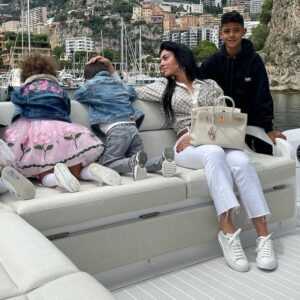 Georgina Rodriguez et ses enfants