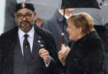 Le roi Mohammed VI et Angela Merkel