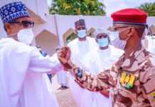 Muhammadu Buhari et Mahamat Idriss Deby