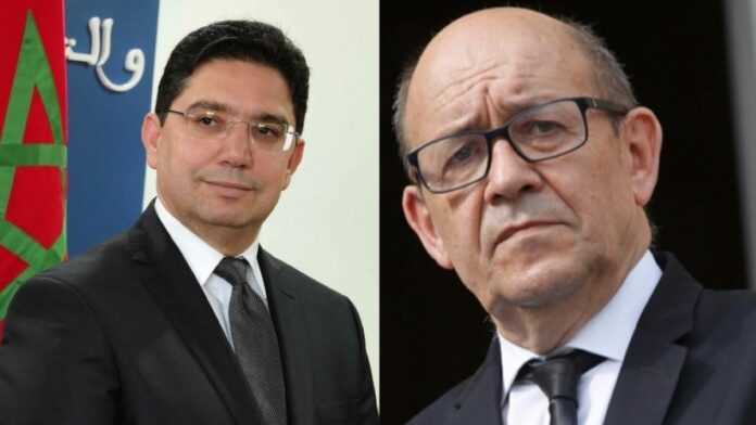 Nasser Bourita et Jean-Yves Le Drian