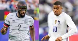 Rudiger et Mbappé