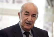 Le Président algérien, Abdelmadjid Tebboune