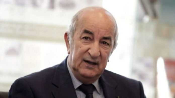 Le Président algérien, Abdelmadjid Tebboune