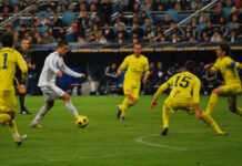Cristiano Ronaldo démontrant ses qualités techniques avec le Real Madrid contre Villareal @wikipedia