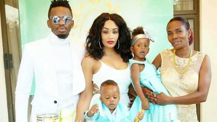 Diamond, Zari et Mama Dangote