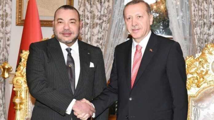 Le roi Mohammed VI et le Président Recep Tayyip Erdogan