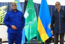 Félix Tshisekedi et Paul Kagame