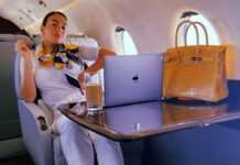 Georgina Rodríguez dans un jet privé