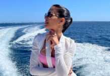 Hiba Abouk en pèlerinage sur la Méditerranée Hiba Abouk en Méditerranée