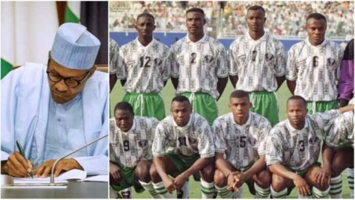 Le Président Buhari offre des maisons aux joueurs de 1994