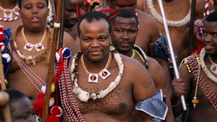 Le roi Mswati III