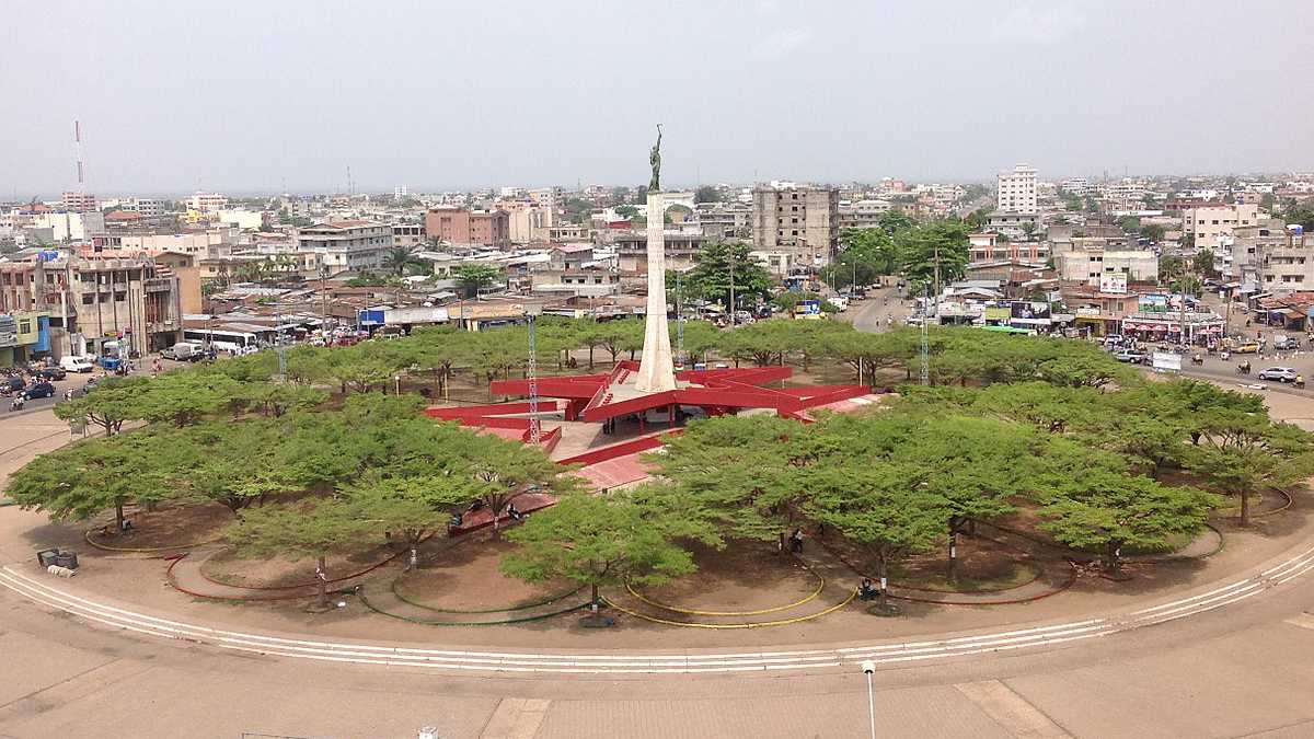 Place de l'Étoile rouge à Cotonou