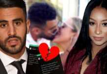 Riyad Mahrez et Rita Johal